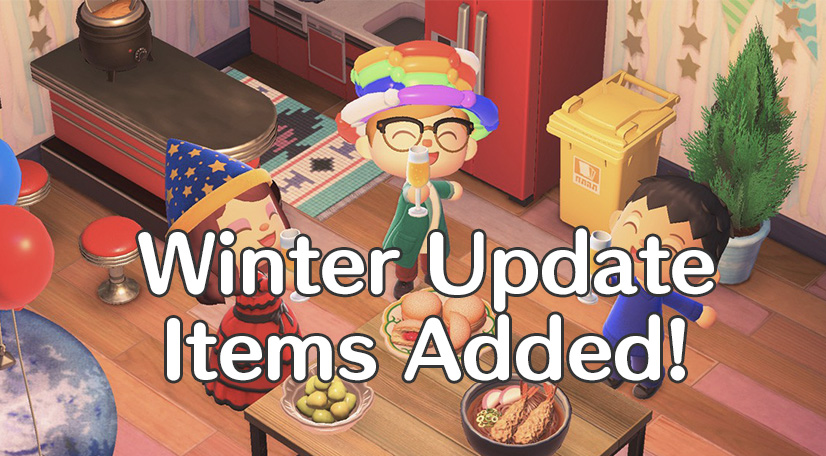 Winter update items banner