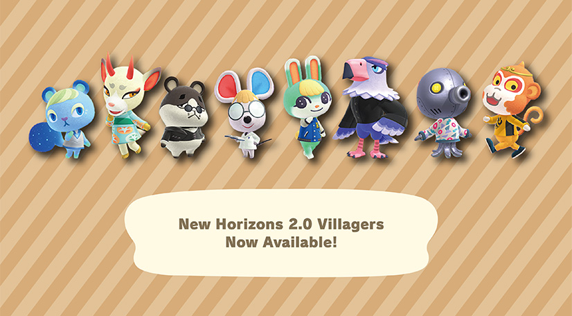 Subset of new villagers in New Horizons 2.0