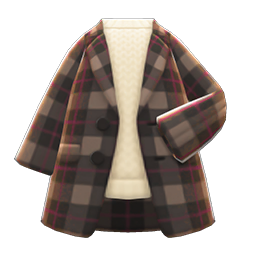 Checkered Chesterfield Coat | Animal Crossing Database and Wishlist ...