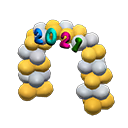 In-game image of 2021 Celebratory Arch