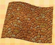 In-game image of Arched Brick Floor