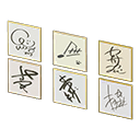 In-game image of Autograph Cards