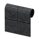 In-game image of Black Botanical-tile Wall