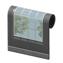 In-game image of Black Window-panel Wall