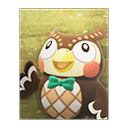 In-game image of Blathers's Poster
