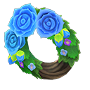 In-game image of Blue Rose Wreath