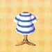 In-game image of Blue-stripe Tee
