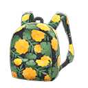 In-game image of Botanical-print Backpack
