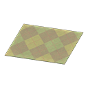 In-game image of Brown Argyle Rug