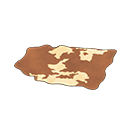 In-game image of Brown Cow-print Rug