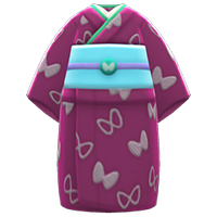In-game image of Butterfly Visiting Kimono