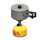 In-game image of Camp Stove