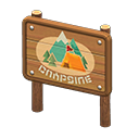 In-game image of Campsite Sign