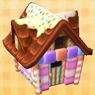 In-game image of Candy House