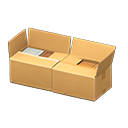 In-game image of Cardboard Sofa