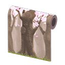In-game image of Cherry-blossom-trees Wall