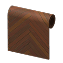 In-game image of Chocolate Herringbone Wall