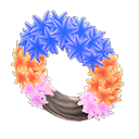In-game image of Cool Hyacinth Wreath
