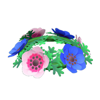 In-game image of Cool Windflower Crown