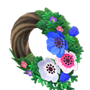 In-game image of Cool Windflower Wreath