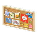 In-game image of Corkboard