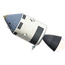 In-game image of Crewed Spaceship