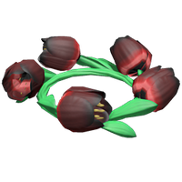 In-game image of Dark Tulip Crown