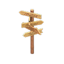 In-game image of Destinations Signpost