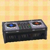 In-game image of DJ K.K. Booth