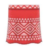 In-game image of Embroidered-pattern Skirt