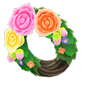 In-game image of Fancy Rose Wreath