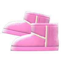 In-game image of Faux-shearling Boots