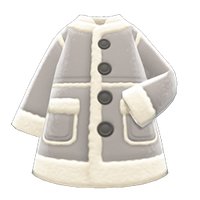 In-game image of Faux-shearling Coat