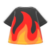 In-game image of Flame Tee