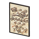 In-game image of Framed Fossil Poster