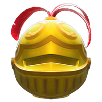 In-game image of Gold Helmet