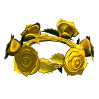 In-game image of Gold Rose Crown