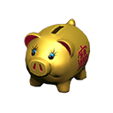 In-game image of Golden Piggy Bank