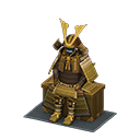In-game image of Golden Samurai Suit