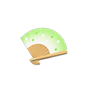 In-game image of Grass-green Folding Fan