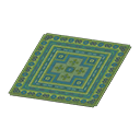 In-game image of Green Kilim-style Carpet