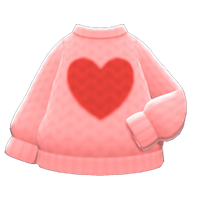 In-game image of Heart Sweater