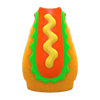 In-game image of Hot-dog Costume