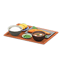 In-game image of Japanese-style Meal