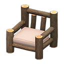 In-game image of Log Chair