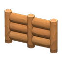 In-game image of Log-wall Fence