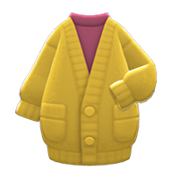 In-game image of Long Chenille Cardigan