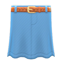 In-game image of Long Denim Skirt