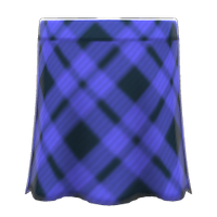 In-game image of Long Plaid Skirt