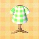 In-game image of Melon Gingham Tee